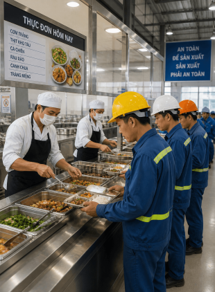 CĂN TIN NH&Agrave; M&Aacute;Y - X&Iacute; NGHIỆP