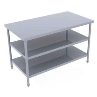 B&agrave;n inox 3 tầng mặt