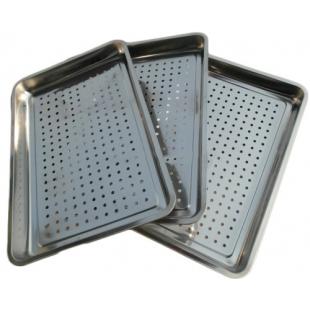 Khay m&acirc;m inox đục lỗ