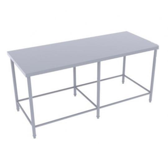 B&agrave;n inox 1 tầng mặt