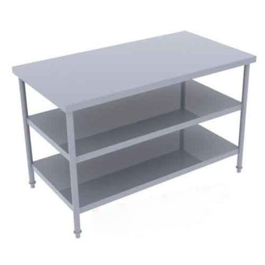 B&agrave;n inox 3 tầng mặt