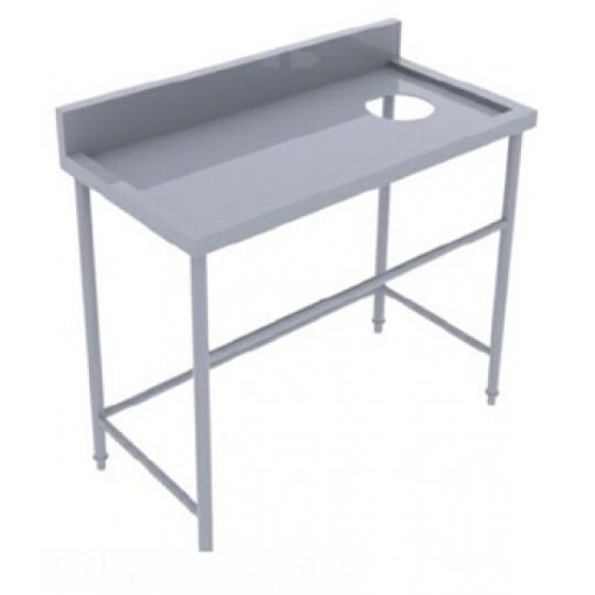 B&agrave;n đổ thức ăn thừa lổ phải