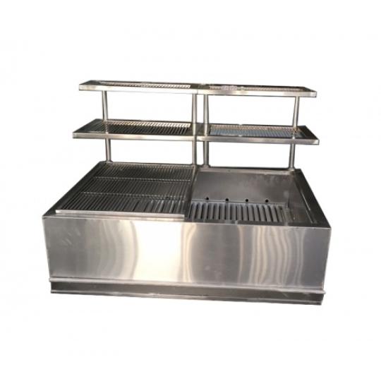 L&ograve; nướng inox BBQ 2 tầng