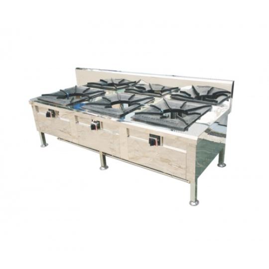bếp gas c&ocirc;ng nghiệp 3 họng