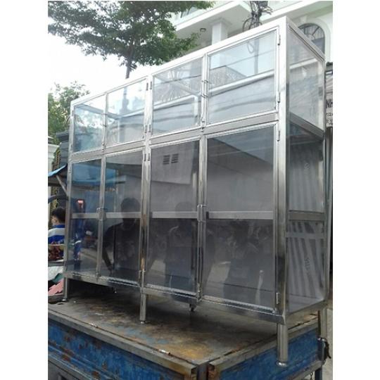TỦ 3 TẦNG MẶT CỬA K&Iacute;NH MỞ