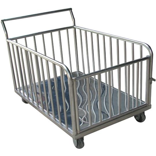 Xe đẩy đồ vải đồ dơ inox