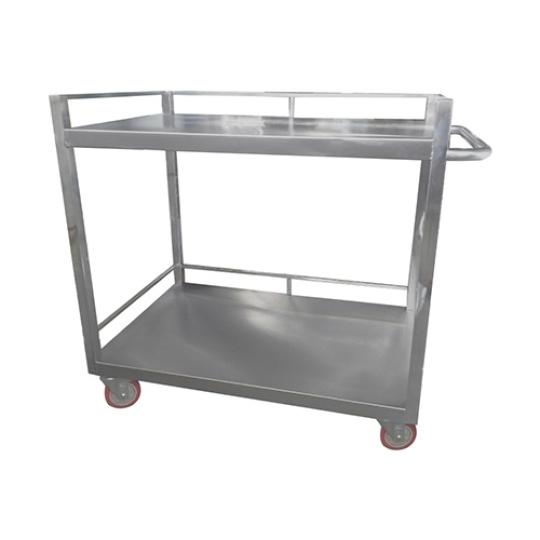 Xe đẩy phục vụ 2 tầng inox