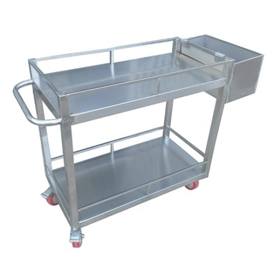 Xe đẩy gia vị 2 tầng inox